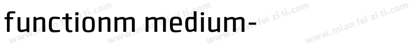 functionm medium字体转换